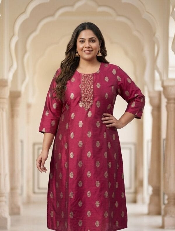 Plus Size printed Casual Kurti Sri Lanka