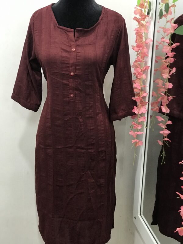 Classic Maroon Plain Casual Wear