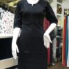 Elegant Chickenkari Black Casual Kurti