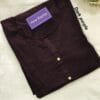 Dark Purple Plain Casual Wear