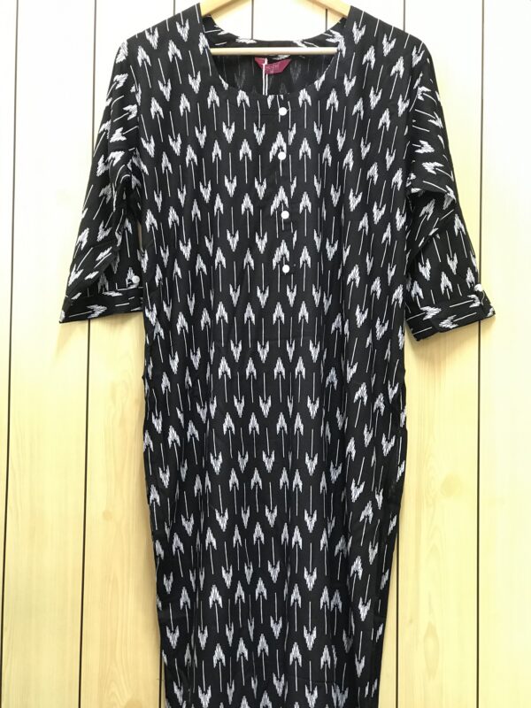 Black & White Casual Kurti