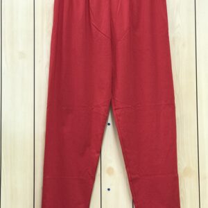 Bold Red Stretchable Pencil Cut Pants