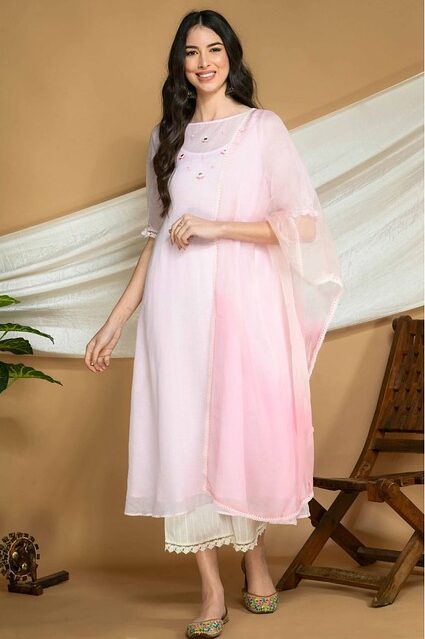 woman, fashion, ethnic kurta sets