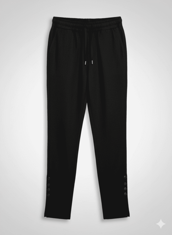 Classic Black Stretchable Pencil Cut Pants