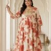 Elegant Off white plus size Anarkali Sri Lanka
