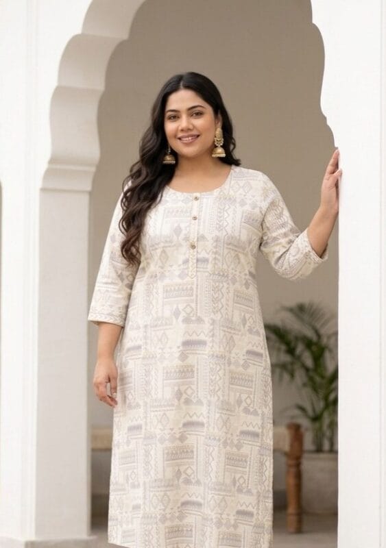Charm Elegant Plus Size Kurti Sri Lanka