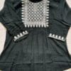 Graceful Green Embroidered Short Kurti