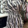 Elegant Black Georgette Western Frock