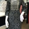 Black and White Kurti Set