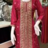 Pink Kurti Set for a Luxurious Look