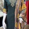 Graceful Kurti Set with Multi-Print Shawl