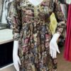 Elegant Black Alia Cut Kurti Set