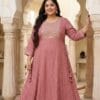 Onion Pink plus Size Anarkali Sri Lanka