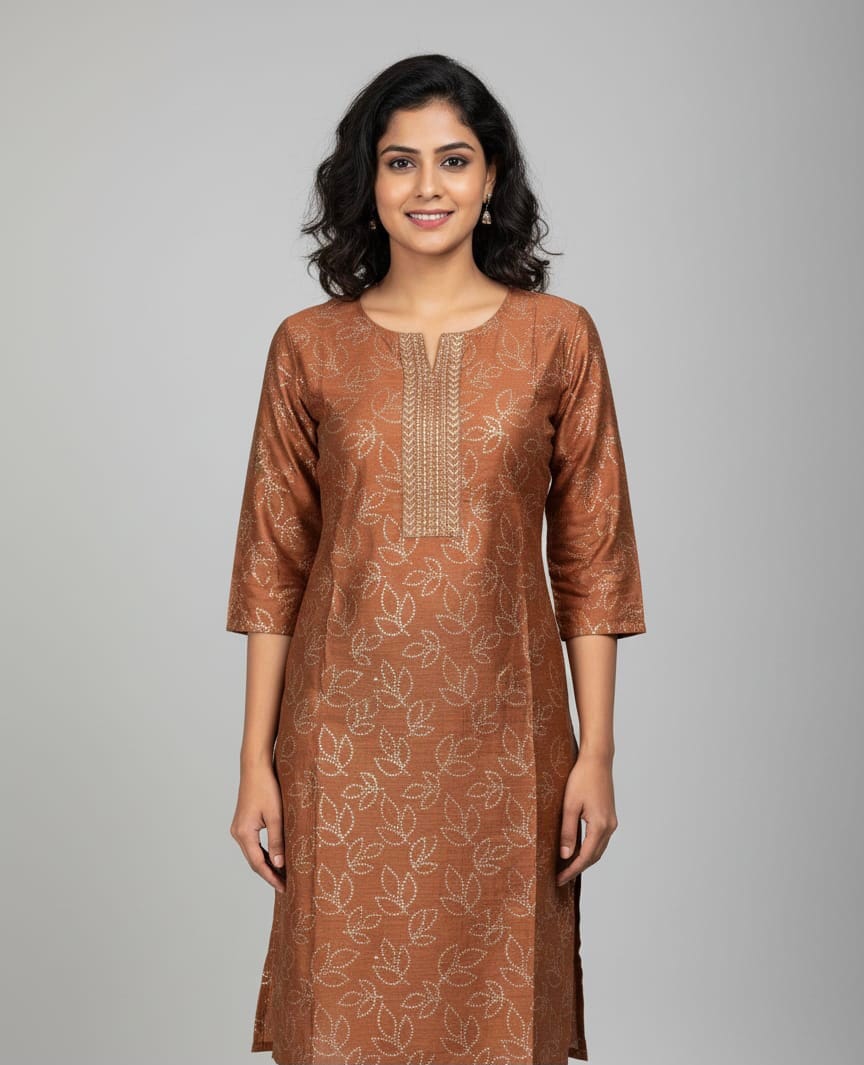 Branded Printed Casual Kurtis