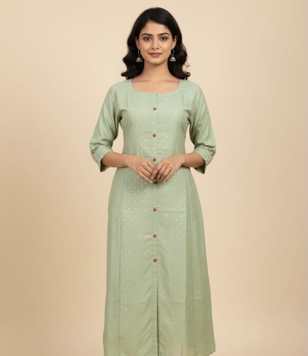 Mint Green A-Line Kurti