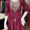 Embroidered Anarkali Frock Kurti