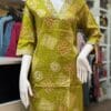 Elegant Green Embroidered Kurti Set
