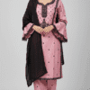 Graceful Charm The Pink Embroidered Garara Set