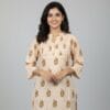 Breezy Light Orange Short Kurti.