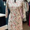 Charming White and Pink Short Kurti