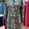 Refreshing Green and White Short Kurti