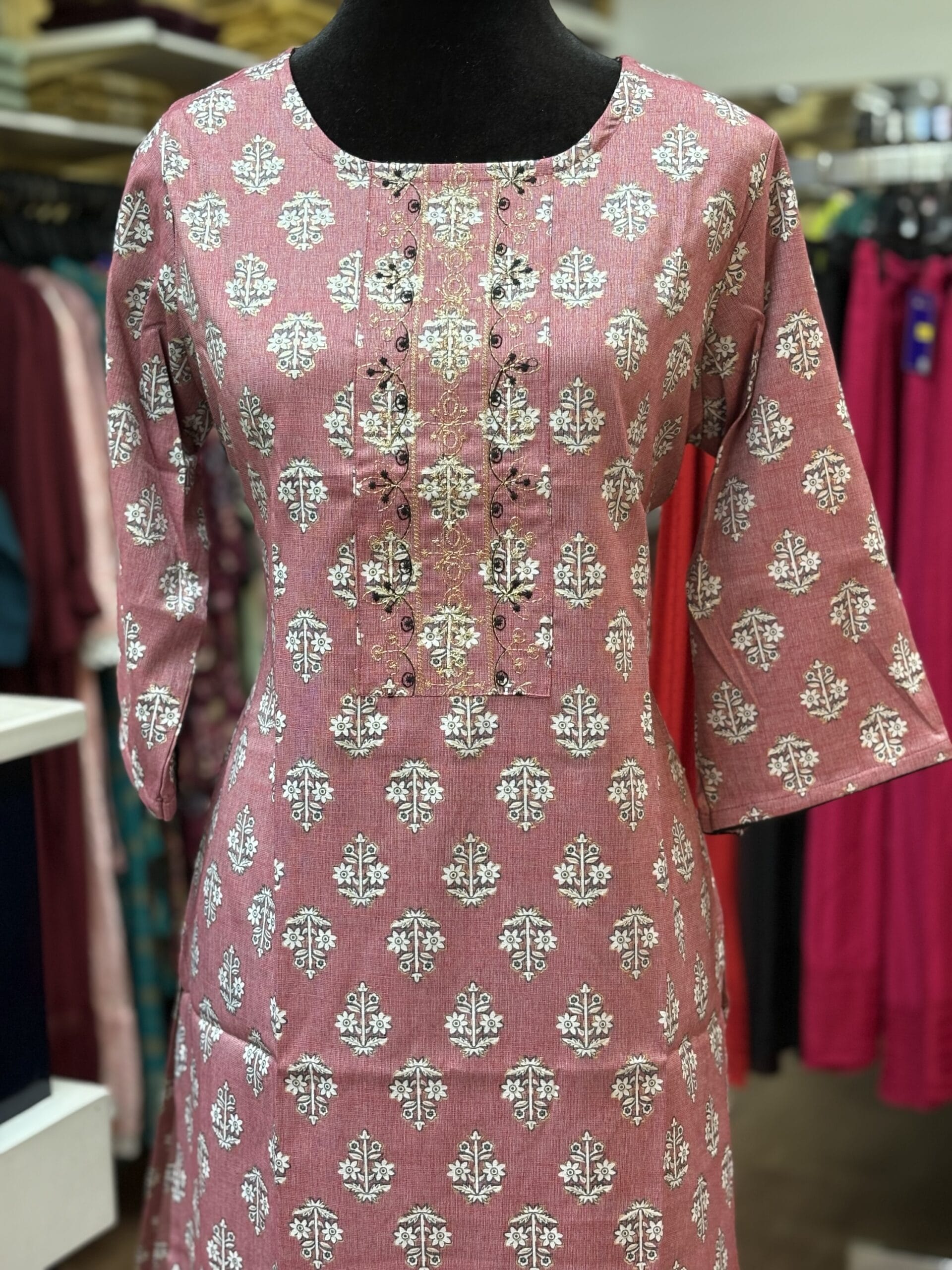 Light Pink Kurti for Daily Wear.