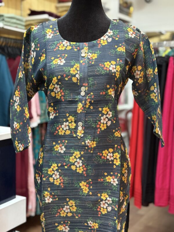 Elegant Tissue Casual Kurti.