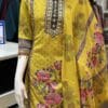 Multi Color Embroidered Satin Silk Kurti Set
