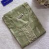 Mint Green Cotton Casual Wear