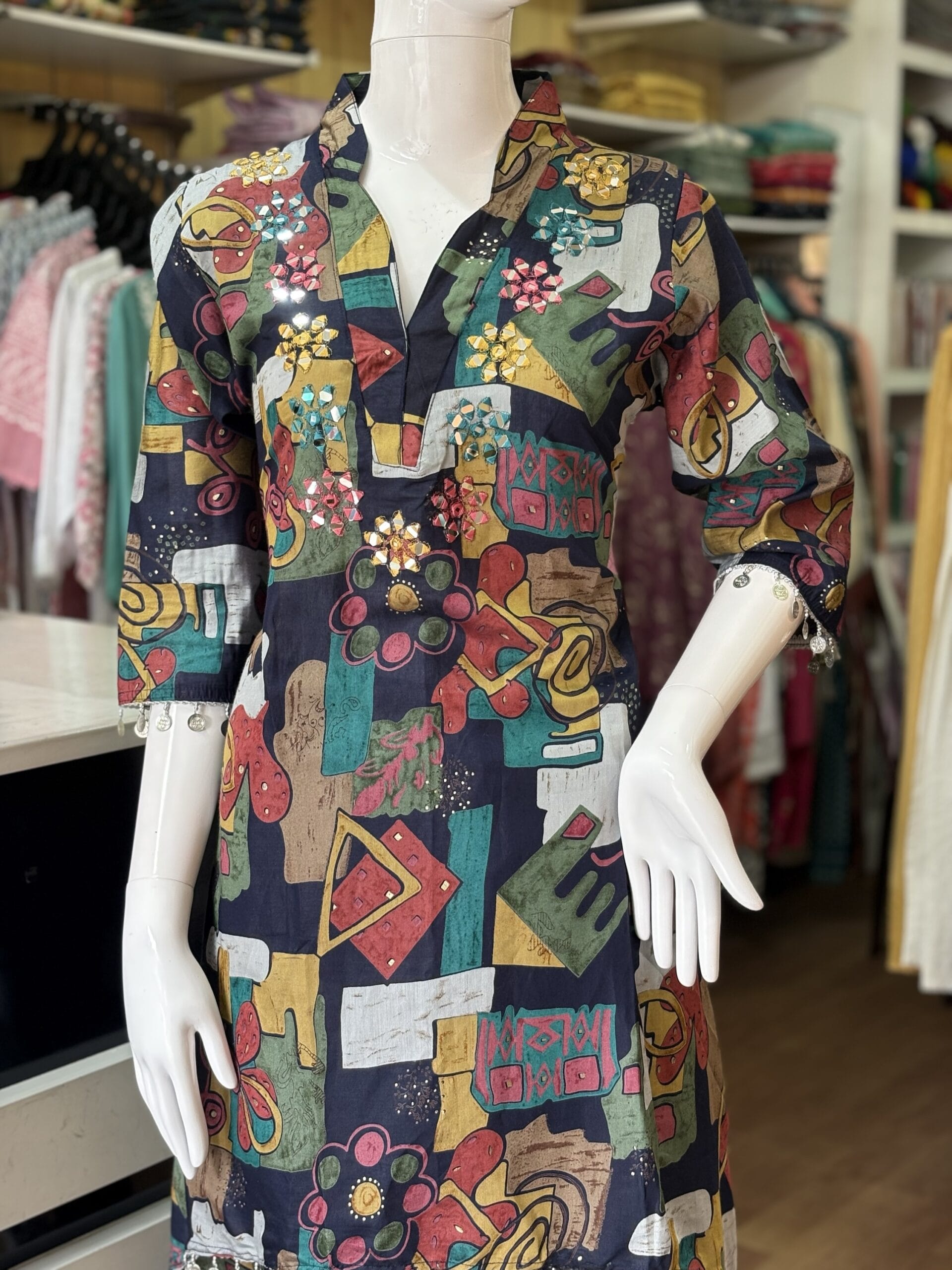 Multi Color Pattern Co-Oder Set