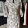 Ash Elegance Flower Print Short Kurti