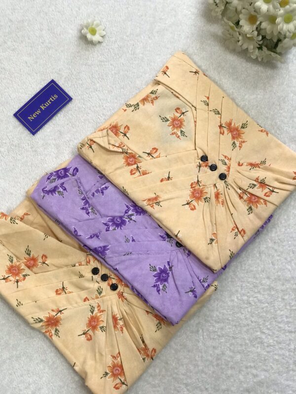 Flower Print Cotton Night Wear