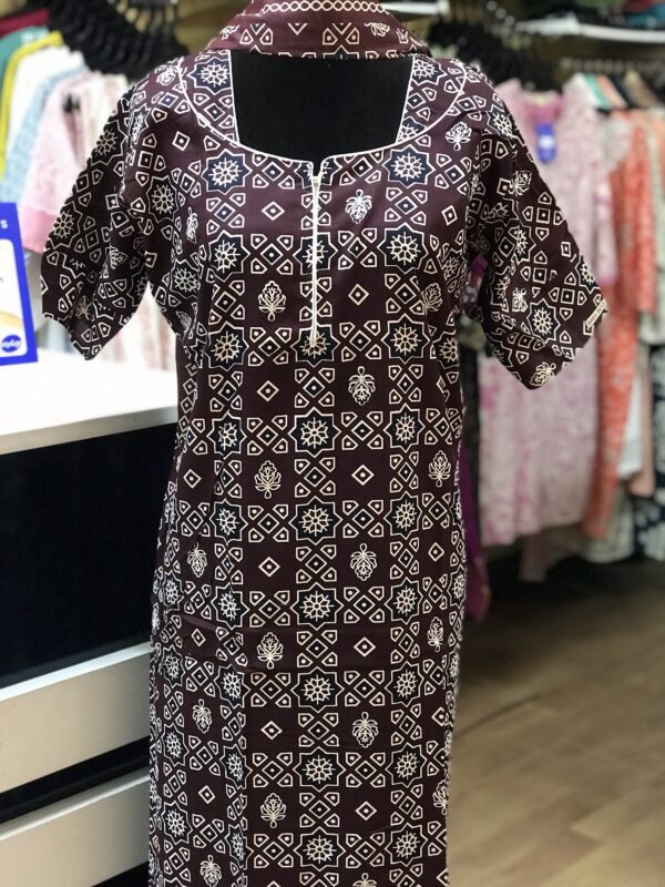 Cotton Feeding Friendly Night Wear - Image 6