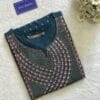 Green Embroidered Casual Wear