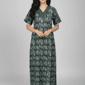 Green And Brown Night Wear