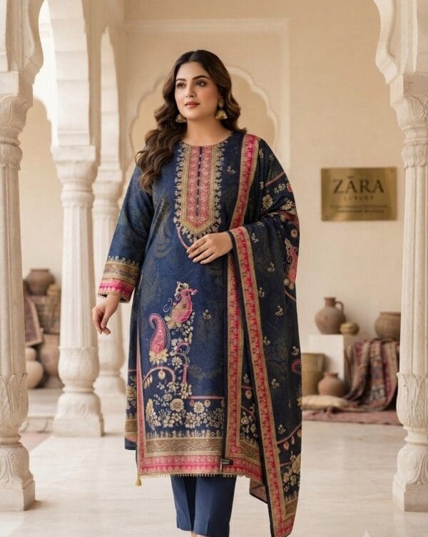 Pure Crepe Rajisthani Plus Size Set Sri Lanka
