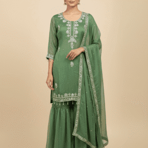 Chinon Hand Work Sharara Set