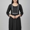 Embroidered Mirror Work Casual Kurti