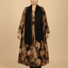 Elegant Georgette Flower Print Plus Size Kurti