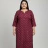 Soft Cotton Casual Plus Size  Kurti