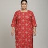 Beautiful Printed Plus size kurti