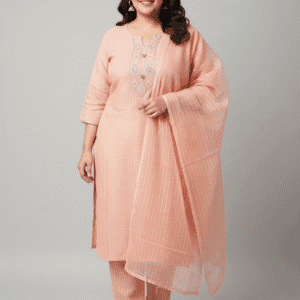Elegant Glow Plus Size Set Kurti