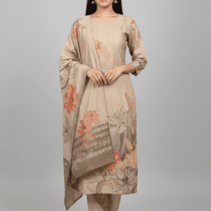 Caramel Bloom Set Kurti