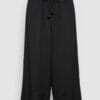 Black Embroidered Plazzo Pants