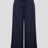 Blue Embroidered Plazzo Pants