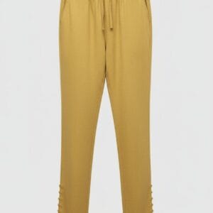 Skin Color Stretchable Pencil Cut Pants