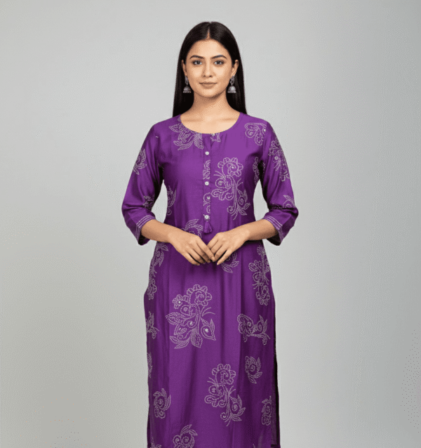 Dark violet coloured casual wear