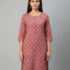 Onion Colored Casual Wear kurti