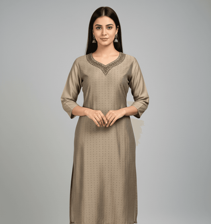 Olive Coloured Casual wear