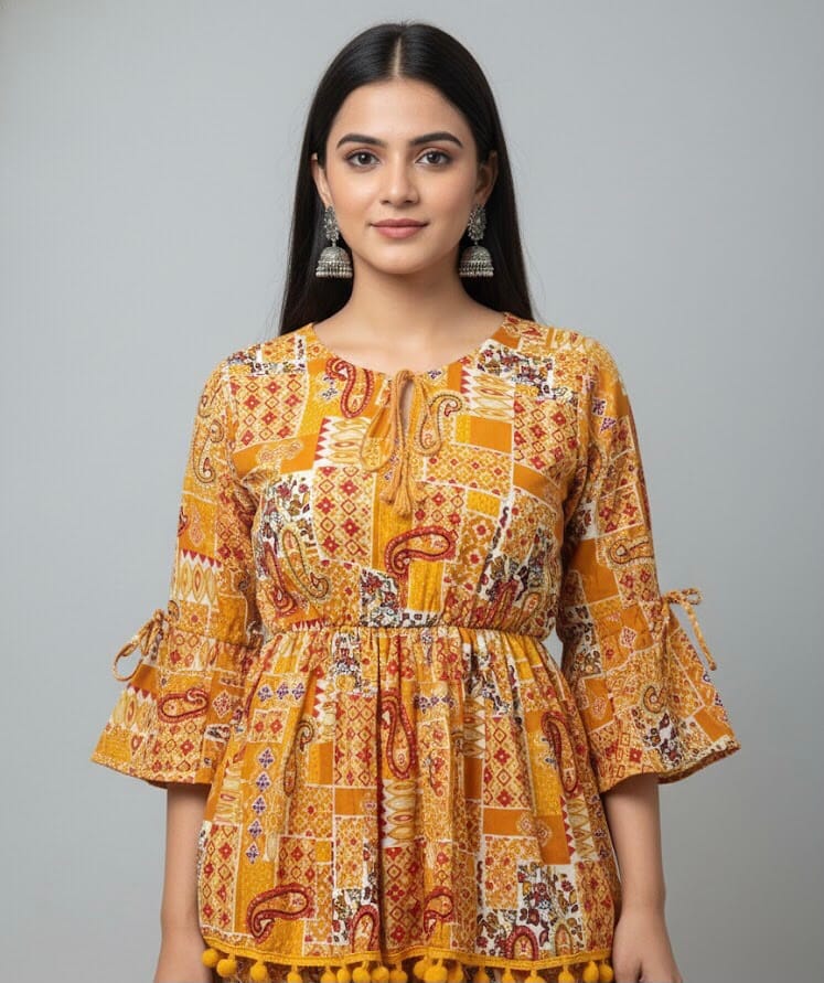 Classy Printed Short Kurti